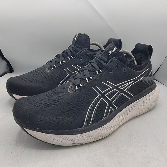 Asics Gel Nimbus 25 Mens Size 11 Running Shoes Black White Athletic Outdoors main image 8